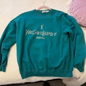 Yves, Saint Laurent vintage sweater, medium